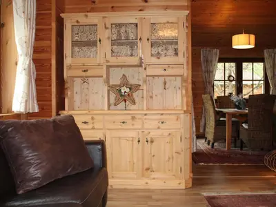 Ein Sitzbereich in der Unterkunft Holiday Home Haus Barbara in Aschau im Zillertal by Interhome