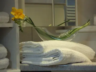 Ein Bett oder Betten in einem Zimmer der Unterkunft Holiday Home Haus der Natur by Interhome