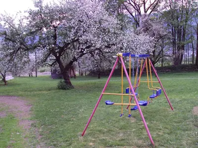 Ein Kinderspielbereich in der Unterkunft Holiday Home Haus der Natur by Interhome