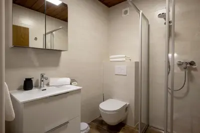 Ein Badezimmer in der Unterkunft Haus St. Michael