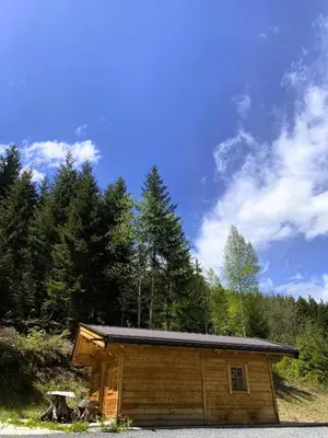 Naturlandschaft in der Nähe des Chalets
