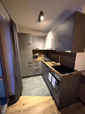 Küche/Küchenzeile in der Unterkunft Apartment Bichlhof