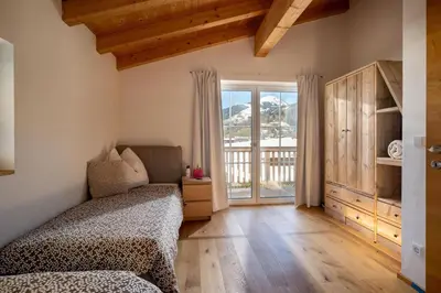 Ein Bett oder Betten in einem Zimmer der Unterkunft Landhaus Barbara