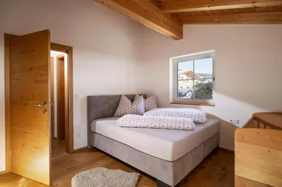 Ein Bett oder Betten in einem Zimmer der Unterkunft Landhaus Barbara