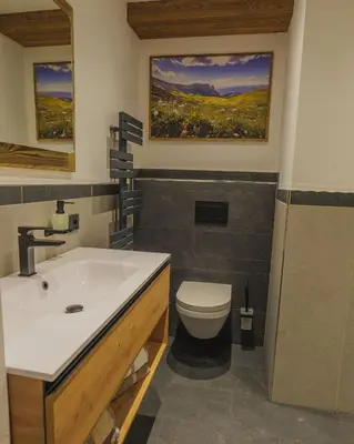 Ein Badezimmer in der Unterkunft Appartement Aichner