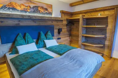 Ein Bett oder Betten in einem Zimmer der Unterkunft Appartement Aichner