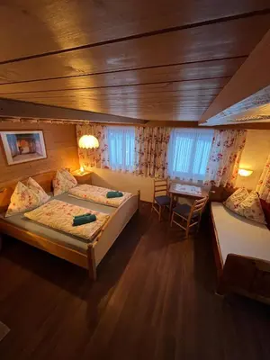 Ein Bett oder Betten in einem Zimmer der Unterkunft Mitterhaidgut