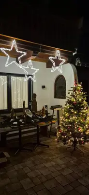 Das Gebäude in dem sich die Ferienwohnung befindet