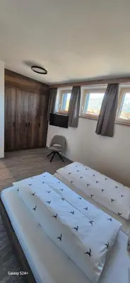 Ein Bett oder Betten in einem Zimmer der Unterkunft Appart Christophorus