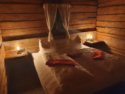 Ein Bett oder Betten in einem Zimmer der Unterkunft Hotel Giessenbach