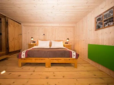 Ein Bett oder Betten in einem Zimmer der Unterkunft Das Wiesegg