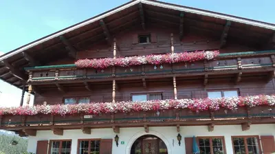 Ein Balkon oder eine Terrasse in der Unterkunft Familie Foidl Bairerbauer