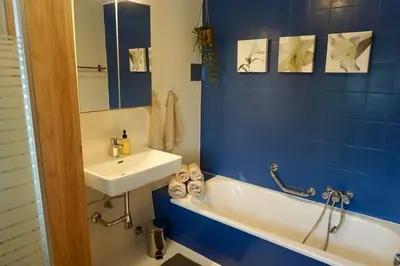 Ein Badezimmer in der Unterkunft Bergnest Fieberbrunn