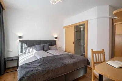 Ein Bett oder Betten in einem Zimmer der Unterkunft Chalet Veronika
