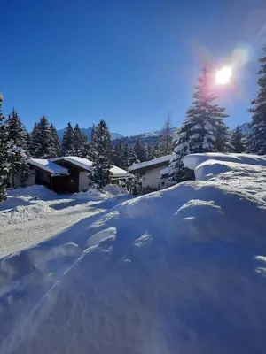 Apartment Lyso en Soly im Winter