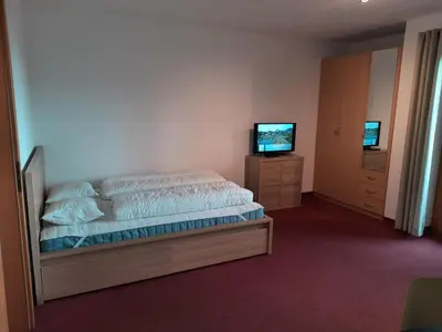 Ein Bett oder Betten in einem Zimmer der Unterkunft Apartment Lyso en Soly