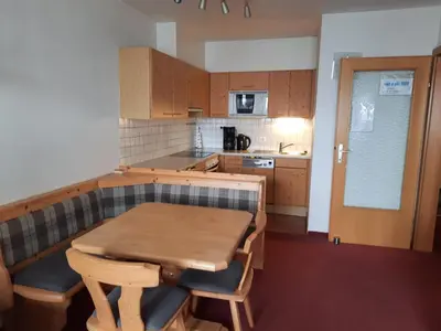 Küche/Küchenzeile in der Unterkunft Apartment Lyso en Soly