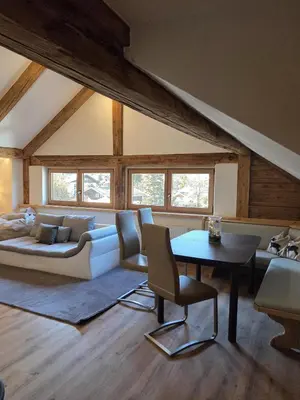 Ein Sitzbereich in der Unterkunft Resi´s Stadthaus