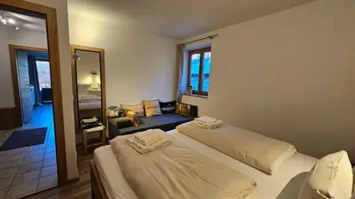 Ein Bett oder Betten in einem Zimmer der Unterkunft Mountain Suite Brixen