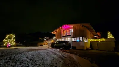 Das Gebäude in dem sich die Ferienwohnung befindet