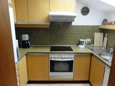 Küche/Küchenzeile in der Unterkunft Appartement Steindl