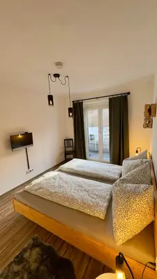 Ein Bett oder Betten in einem Zimmer der Unterkunft SCHILLING stay&more