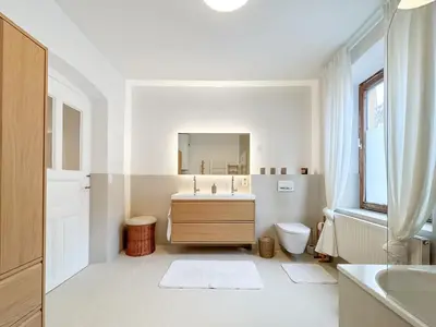 Ein Badezimmer in der Unterkunft Apártement im Herzen Kufsteins