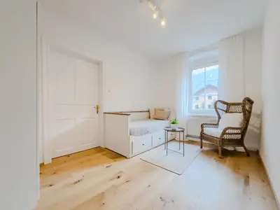 Ein Bett oder Betten in einem Zimmer der Unterkunft Apártement im Herzen Kufsteins