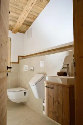Ein Badezimmer in der Unterkunft Chalet Schernthann