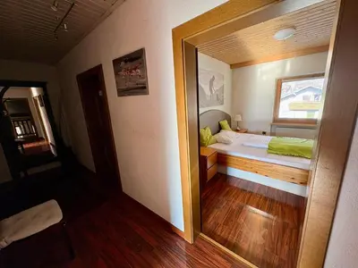 Ein Bett oder Betten in einem Zimmer der Unterkunft Gerlossteinblick im Haus Tyrol