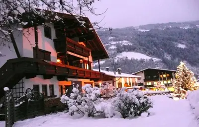 Gerlossteinblick im Haus Tyrol im Winter