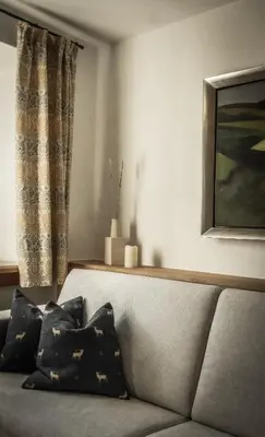 Ein Sitzbereich in der Unterkunft Das Mantinger 2 - Das edle Chalet im Herzen Kitzbühels