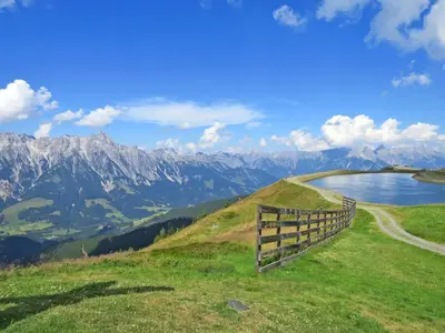 Naturlandschaft in der Nähe des Chalets