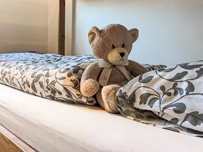 Ein Bett oder Betten in einem Zimmer der Unterkunft Apartment Blauer Elefant by Interhome