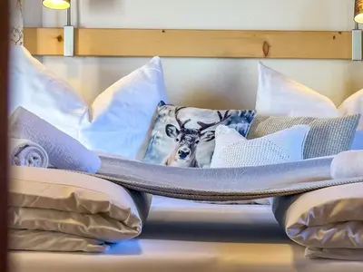 Ein Sitzbereich in der Unterkunft Landhaus Anton Zillertal