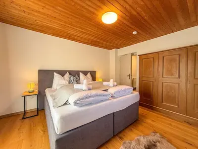 Ein Bett oder Betten in einem Zimmer der Unterkunft Landhaus Anton Zillertal