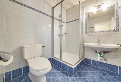 Ein Badezimmer in der Unterkunft Appartement Haus Alexander, JOKERCARD INCLUDED