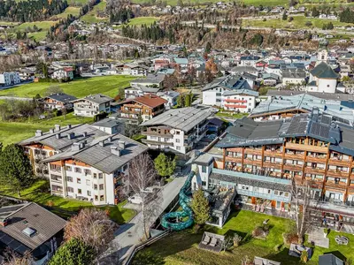 Ein allgemeiner Blick auf Mittersill oder ein Stadtblick von der Ferienwohnung aus
