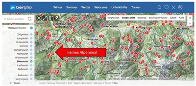 Grundriss der Unterkunft Feines Alpennest