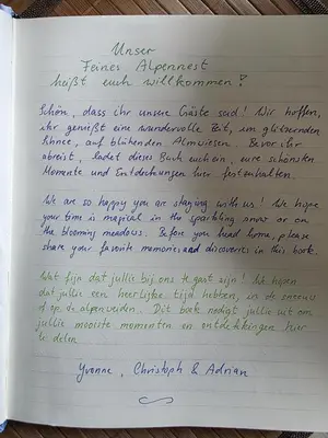 Grundriss der Unterkunft Feines Alpennest