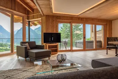 TV/Unterhaltungsangebot in der Unterkunft Chalet Residenz Mühlermoos - Chalet Waldbühne