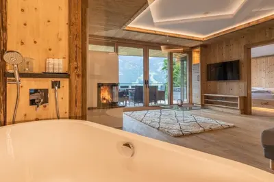 TV/Unterhaltungsangebot in der Unterkunft Chalet Residenz Mühlermoos - Chalet Mittendrin