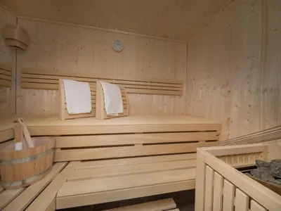 Grundriss der Unterkunft Family stay in Neukirchen with sauna
