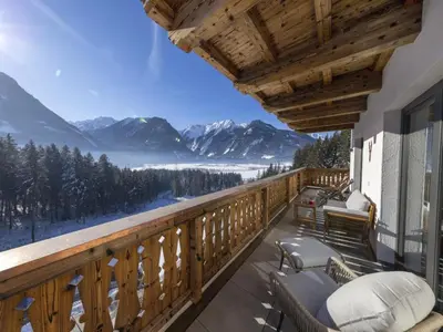 Naturlandschaft in der Nähe des Chalets