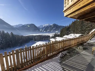 Naturlandschaft in der Nähe des Chalets