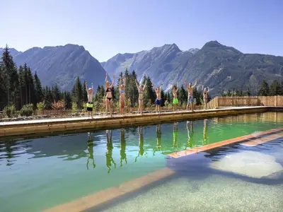 Naturlandschaft in der Nähe des Chalets