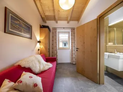 Ein Bett oder Betten in einem Zimmer der Unterkunft Wellness Chalet near Wildkogel