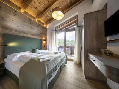 Ein Bett oder Betten in einem Zimmer der Unterkunft Chalet in Neukirchen for 8 people