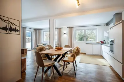 Küche/Küchenzeile in der Unterkunft Ferienwohnung Valentina