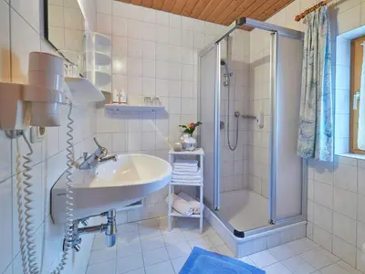 Ein Badezimmer in der Unterkunft Apartment Wohnung Biohaus in Neukirchen am Großvenediger by Interhome